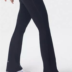 Sweaty Betty Black Flare Pants